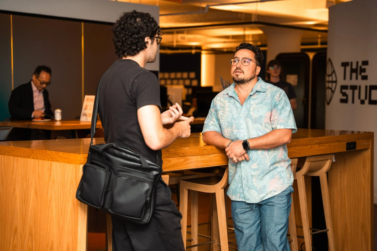 Founders networking at The Studio