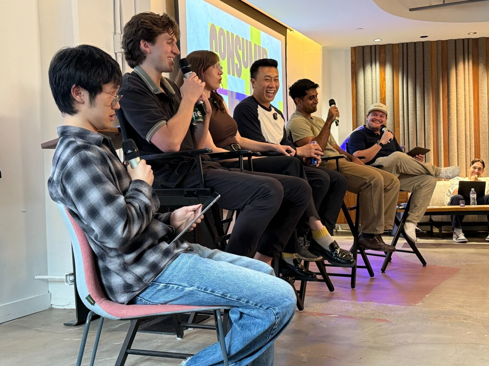 Panel discussion at The Studio